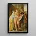 L'adieu d'Hector à Andromaque - Heinrich Friedrich Füger — gerahmtes Bild an der Wand