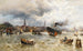 Der Hafen von Hamburg - Heinrich Hiller — Ansicht des Kunstwerks