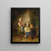 La petite couturière - Heinrich Hirt — gerahmtes Bild an der Wand