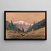 Großes Auerhuhn am Waldrand bei Sonnenuntergang - Heinrich Josef Wertheim — gerahmtes Bild an der Wand