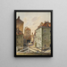 Le Neutor avec le Stockhaus à Vienne - Heinrich Lang — gerahmtes Bild an der Wand