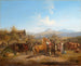 Markt auf Pferden in Tirol - Heinrich Marr — Ansicht des Kunstwerks