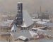 Blick auf die Dächer Wiens und die Minoritenkirche - Heinrich Schröder — Ansicht des Kunstwerks