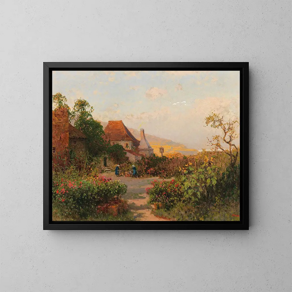 Partie dans la Wachau - Heinrich Tomec — gerahmtes Bild an der Wand