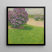 Heldenplatz mit Flieder - Carl Moll — gerahmtes Bild an der Wand