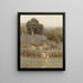 Ein Cottage im Gloucestershire unter den Hügeln der Cotswolds - Helen Allingham — gerahmtes Bild an der Wand