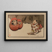 Taquiner le Daruma - Helen Hyde — gerahmtes Bild an der Wand