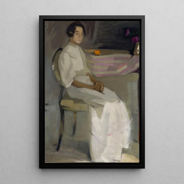 Kostüm-Tableau II - Helene Schjerfbeck — gerahmtes Bild an der Wand