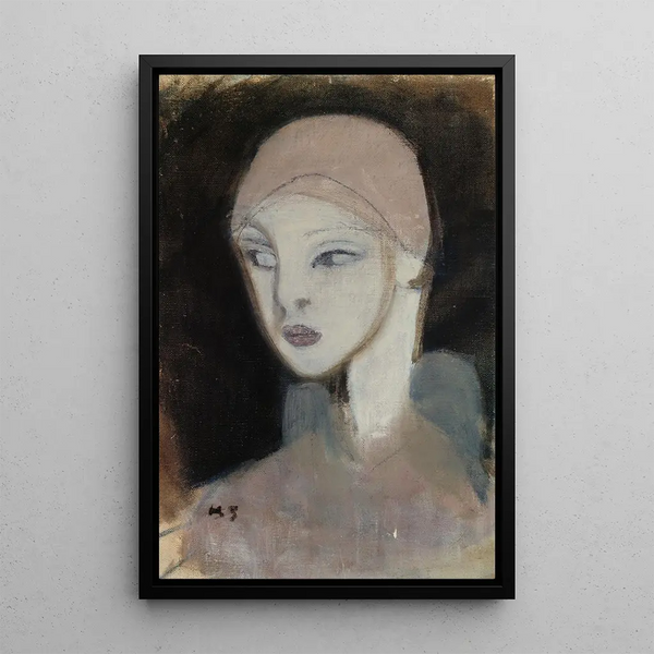 Tochter der Inseln - Helene Schjerfbeck — gerahmtes Bild an der Wand