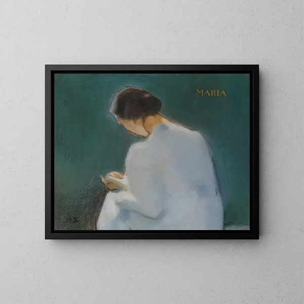 Marie - Helene Schjerfbeck — gerahmtes Bild an der Wand