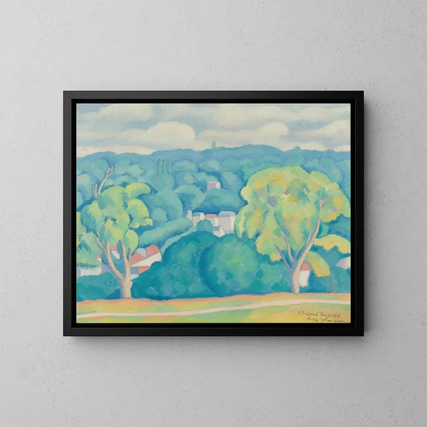 Saint-Cloud - Helge Johansson — gerahmtes Bild an der Wand