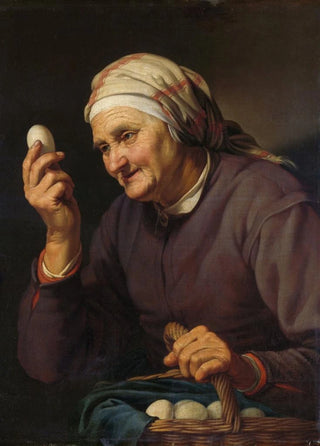 Hendrick Bloemaert - Old Woman Selling Eggs.webp