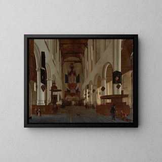 Hendrick Cornelisz van Vliet - An interior of the Oude Kerk Delft looking west.webp