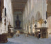 L'intérieur de l'Oude Kerk à Delft - Hendrick Cornelisz van Vliet — Ansicht des Kunstwerks