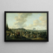 Der Abfahrt von Karl II. von England in Scheveningen, 2. Juni 1660 - Hendrick de Meijer — gerahmtes Bild an der Wand
