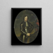 Portrait des Generalmajors Hans Willem Baron van Aylva alias der gefürchtete General - Hendrick de Valk — gerahmtes Bild an der Wand
