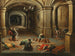 Innenhof mit der Befreiung des heiligen Petrus - Hendrick van Steenwijck der Jüngere — Ansicht des Kunstwerks