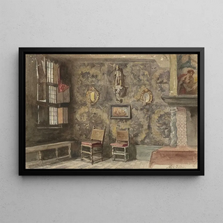 Hendrik Adriaan Christiaan Dekker - Interieur van het oude Brouwershuis te Antwerpen.webp