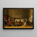 Eine fröhliche Gesellschaft - Hendrik Gerritsz Pot — gerahmtes Bild an der Wand