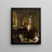 Bei dem Arzt - Hendrik Heerschop — gerahmtes Bild an der Wand