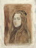 Portrait eines Mädchens mit langen Haaren - Hendrik Johannes Haverman — Ansicht des Kunstwerks