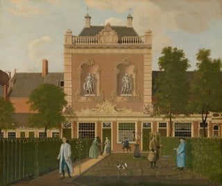 Hendrik Keun - The Garden and Coach House of 524 Keizersgracht in Amsterdam.webp