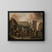Fischmarkt - Hendrik Martensz Sorgh — gerahmtes Bild an der Wand