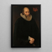 Portrait von Antonius Antonides van der Linden Arzt in Amsterdam - Hendrik Meerman — gerahmtes Bild an der Wand
