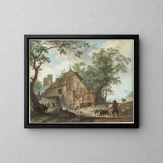 Eine Sommerschau - Hendrik Meyer — gerahmtes Bild an der Wand