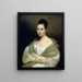 Portrait d'Adélaïde Rousseau Scheffer - Hendrik Scheffer — gerahmtes Bild an der Wand