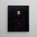Portrait von Armand Carrel 1800-1836 Journalist - Hendrik Scheffer — gerahmtes Bild an der Wand