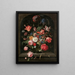 Vase de fleurs dans une niche - Hendrik Schoock — gerahmtes Bild an der Wand
