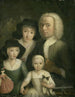 Selbstporträt mit seiner Frau Sanneke van Bommel und ihren beiden Kindern - Hendrik Spilman — Ansicht des Kunstwerks