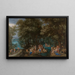 Diane entdeckt Callistos Fehler - Hendrik de Clerck — gerahmtes Bild an der Wand