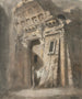 Arche in Ruinen mit einer Wäscheleine, wahrscheinlich in Rom - Heneage Finch, 4. Earl of Aylesford — Ansicht des Kunstwerks