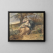 Zwei Frauen - Henri-Charles-Antoine Baron — gerahmtes Bild an der Wand
