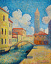 Kanal in Venedig, Campo San Barnaba - Henri - Edmond Cross — Ansicht des Kunstwerks
