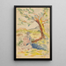 Frau unter einem Baum - Henri-Edmond Cross — gerahmtes Bild an der Wand