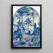 Der Garten in der Provence - Henri-Edmond Cross — gerahmtes Bild an der Wand