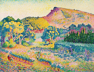 Landschaft mit Cap Nègre - Henri-Edmond Cross — Ansicht des Kunstwerks