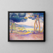 Pins entlang der Küste - Henri-Edmond Cross — gerahmtes Bild an der Wand