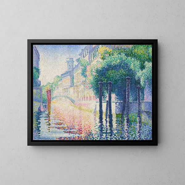 Rio San Trovaso, Venedig - Henri-Edmond Cross — gerahmtes Bild an der Wand