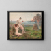 L'heure enchantée - Henri-Eugène Delacroix — gerahmtes Bild an der Wand