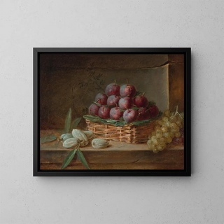 HenriHorace Roland Delaporte - Still Life With Plums Almonds And Raisins.webp