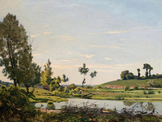 Eine Flussszene - Henri-Joseph Harpignies — Ansicht des Kunstwerks