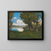 Am Ufer des Sees - Henri-Joseph Harpignies — gerahmtes Bild an der Wand