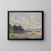 Flussufer - Henri-Joseph Harpignies — gerahmtes Bild an der Wand