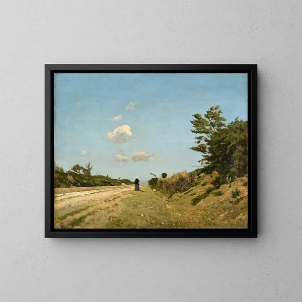 Souvenir de l'Yonne - Henri-Joseph Harpignies — gerahmtes Bild an der Wand