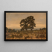 Zwei Bäume am Waldrand - Henri-Joseph Harpignies — gerahmtes Bild an der Wand