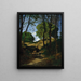 Sapins aux Trembleaux, Marlotte - Henri - Joseph Harpignies — gerahmtes Bild an der Wand